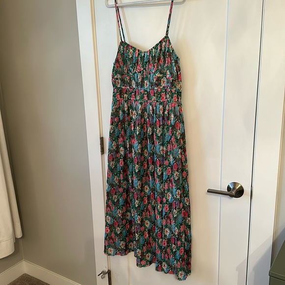 Floral spaghetti strap dress with Bussiere style top - Picture 2 of 7
